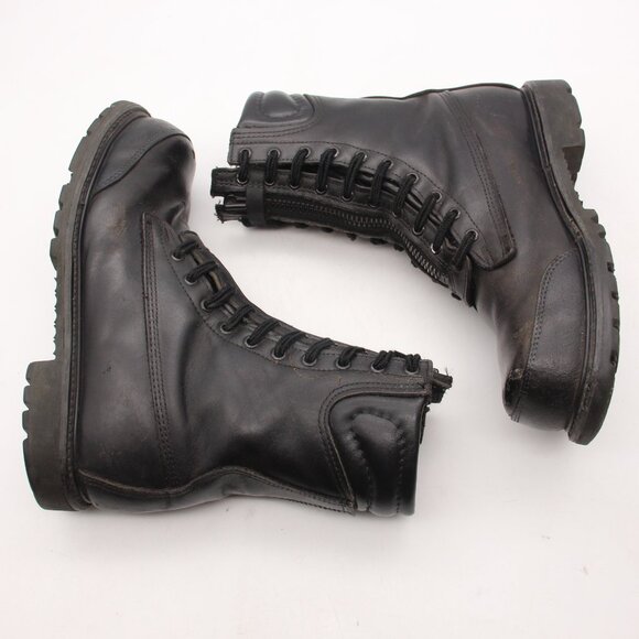 Unbranded Boots MFG Men’s Size 10 D Black Leather Firefighter Steel Toe Boots main image 8
